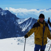 In the skiing area Zugspitze, the highest in Germany